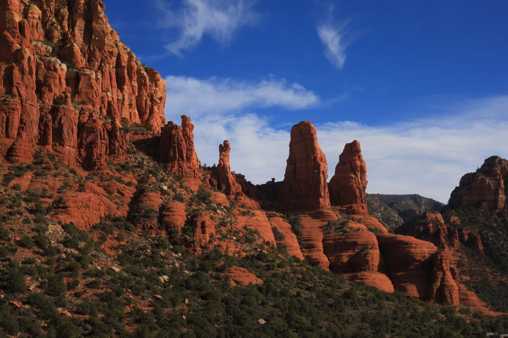 Red rock formations of the Sedona desert